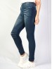 High Waist Denim Style Stretchy Legging (Fleece Lined) (One Size)